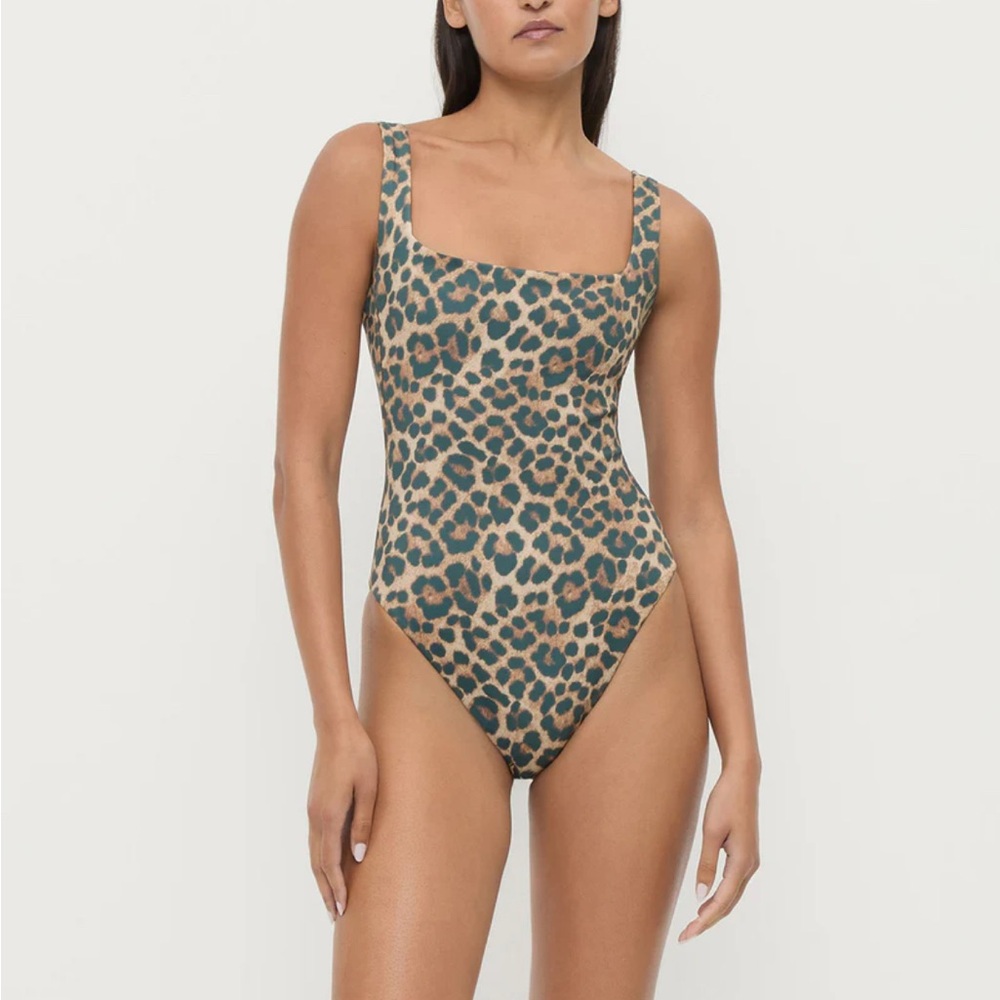 Left On Friday Animal Print One-Piece Swimsuit
